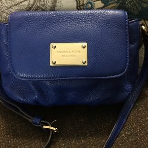 Michael Kors small blue crossbody