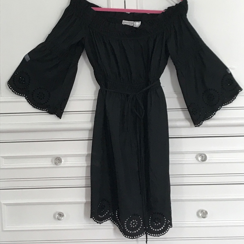 Sassy black min dress