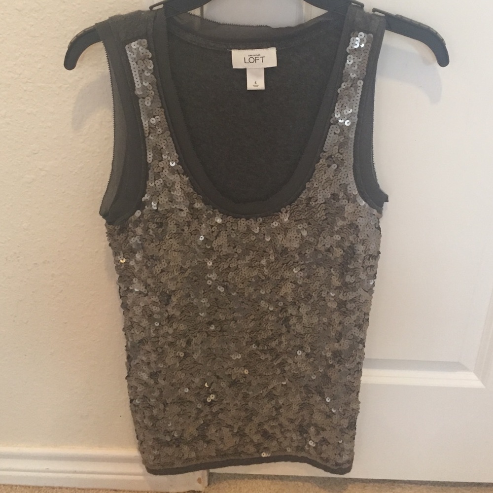 Ann Taylor Loft Sequence Tank Top!