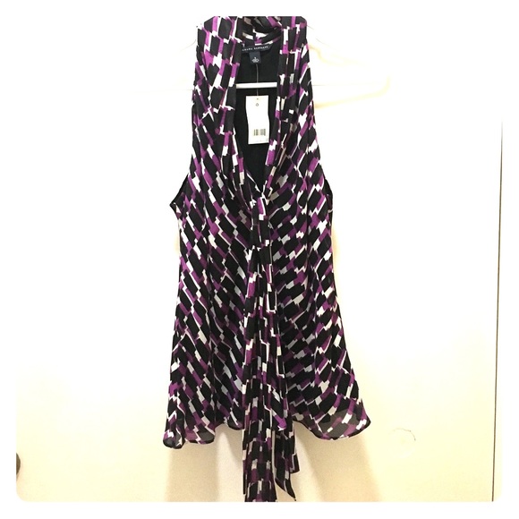 Banana Republic Silk Pussy Bow Top. Small. - Picture 1 of 4