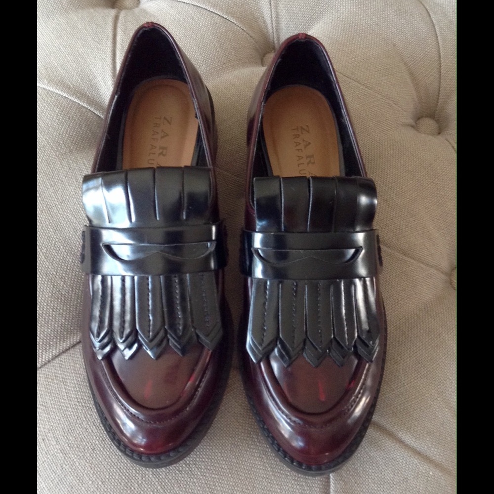 RARE FIND!  Zara Trafaluc Dress Shoes in OX Blood