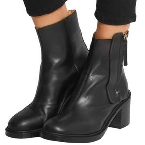 MM6 Maison Margiela Leather Ankle Boots