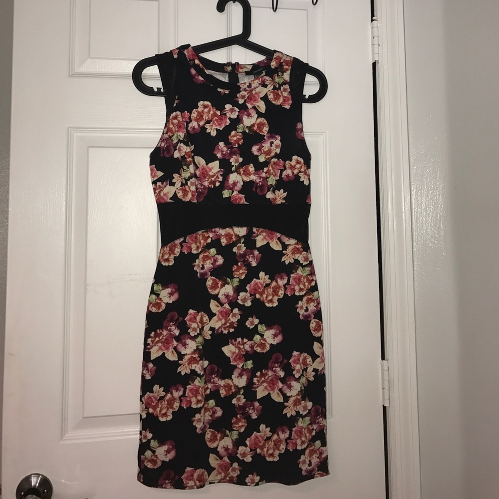 Floral Knee-Length Dress