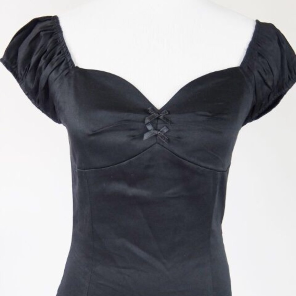 Black off the shoulder Peasant Top