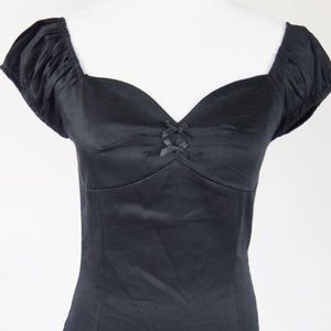 Black off the shoulder Peasant Top