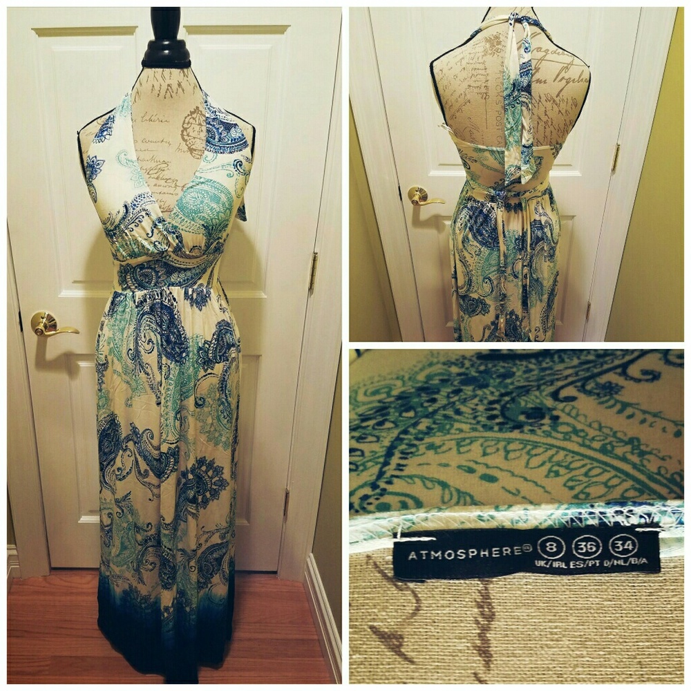 Halterneck Maxi dress