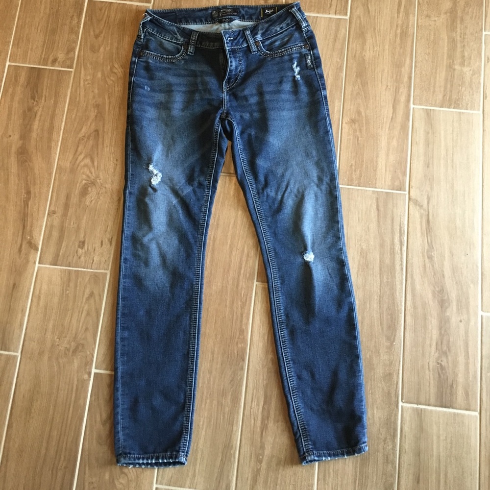 Silver Suki mid super skinny jeans