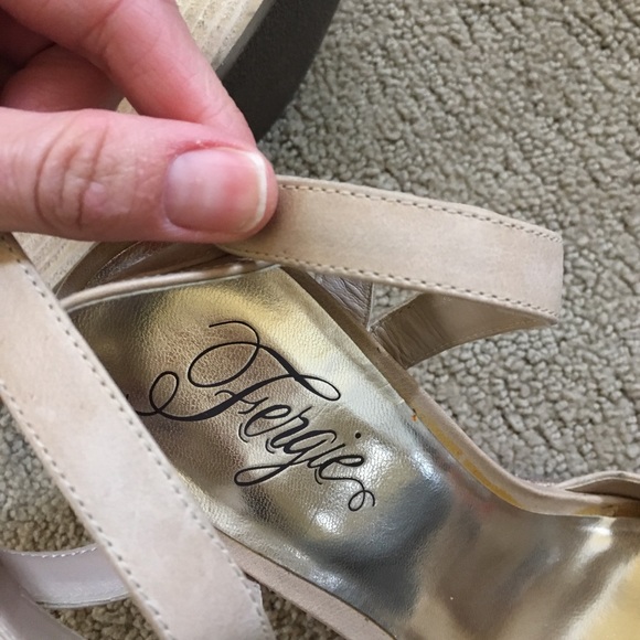 Fergie Wedge ankle wrap shoes - Picture 4 of 4