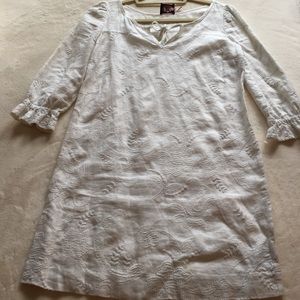 Juicy Couture white linen dress - size 2