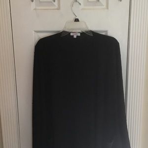 Lularoe SARAH LARGE ALL BLACK