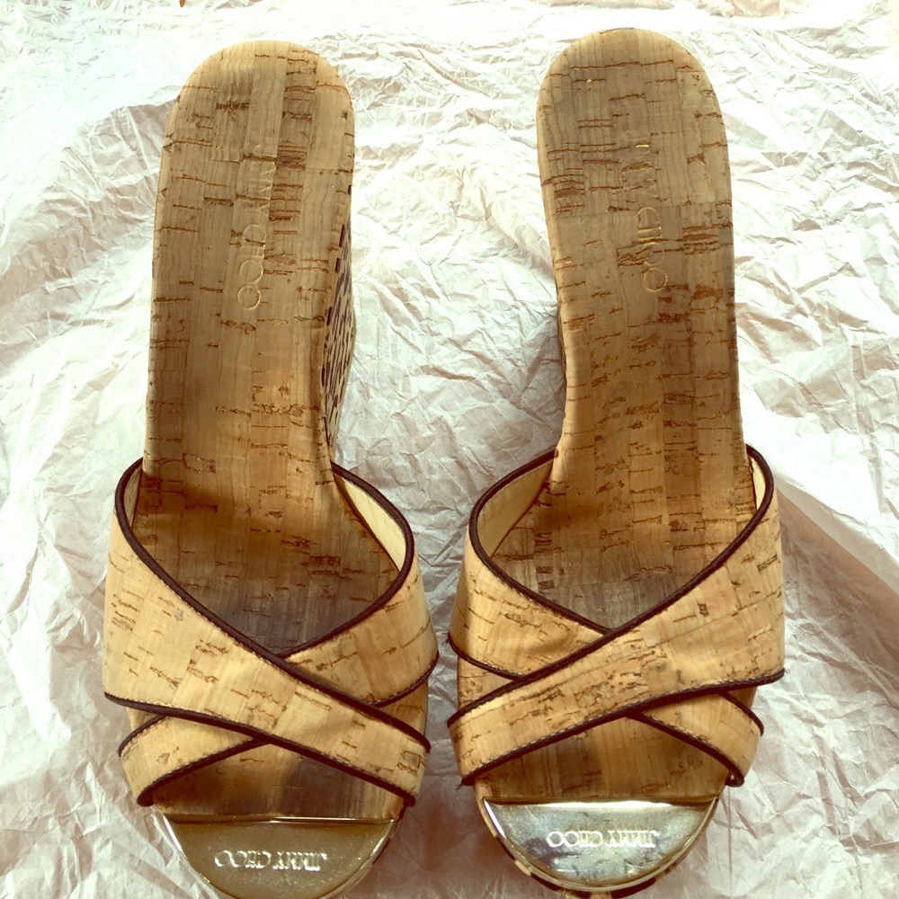 Jimmy Choo Platform Wedge Sandals