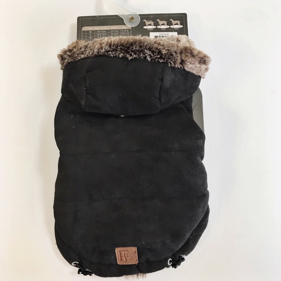 Other - Dog coat | black + fur