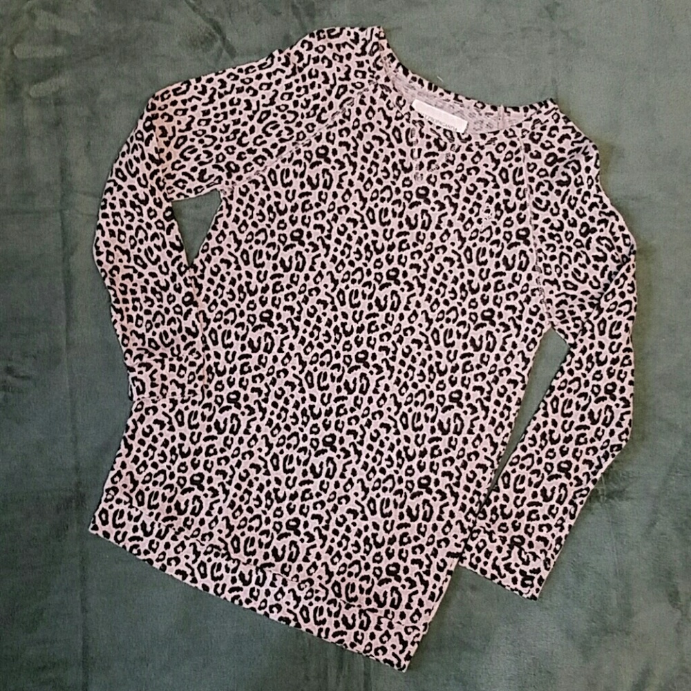 Obey Propaganda Leopard Print LS Knit Tunic S