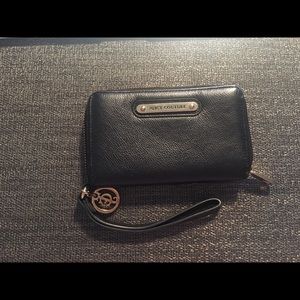 Juicy Couture leather wristlet