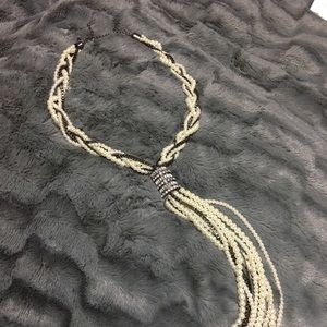 Pearl and Chain Necklace