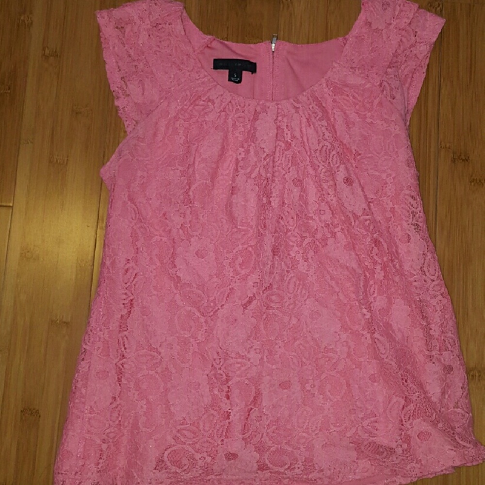 Pink lace top!