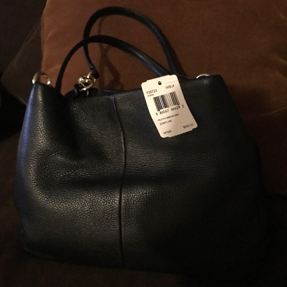Black coach bag