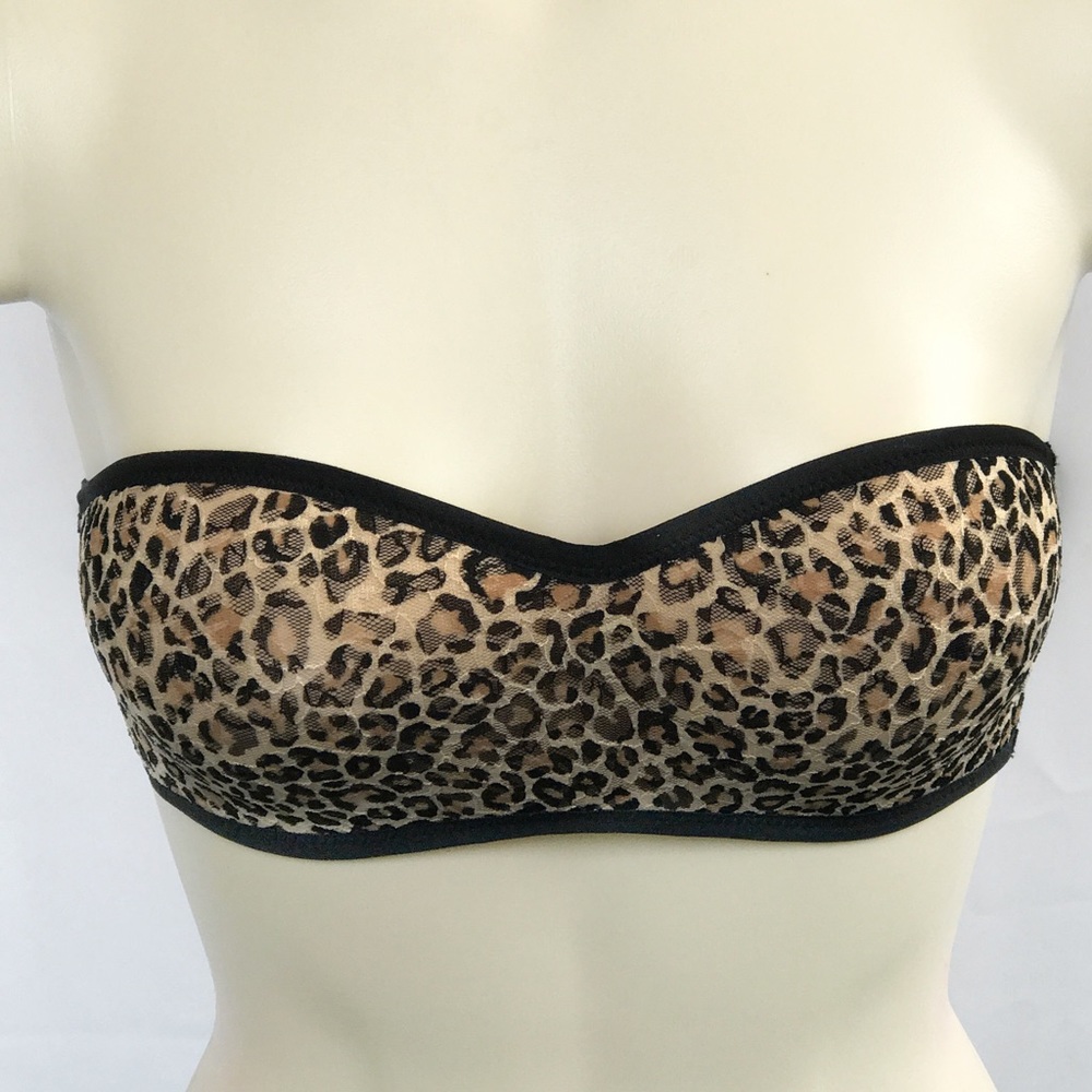 Pink Victoria's Secret Strapless Bra