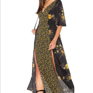 Band of Gypsies floral v-neck dress