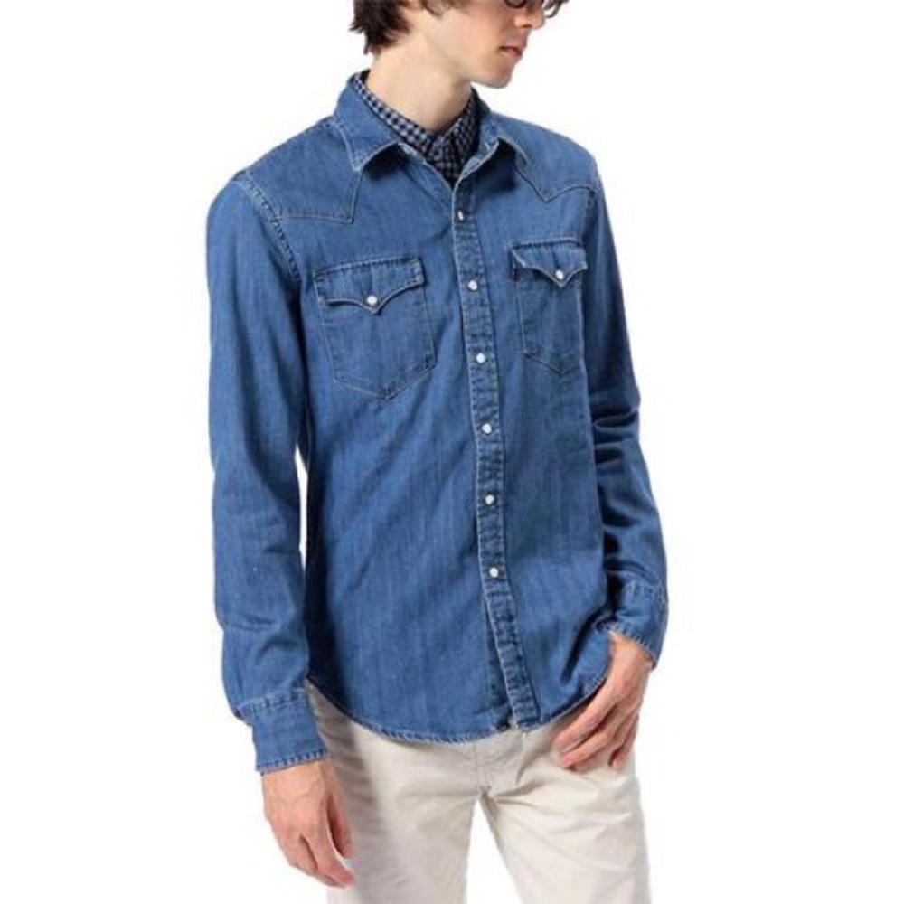 LEVI'S PEARL SNAP BUTTON FRONT WESTERN SHIRT XXL
