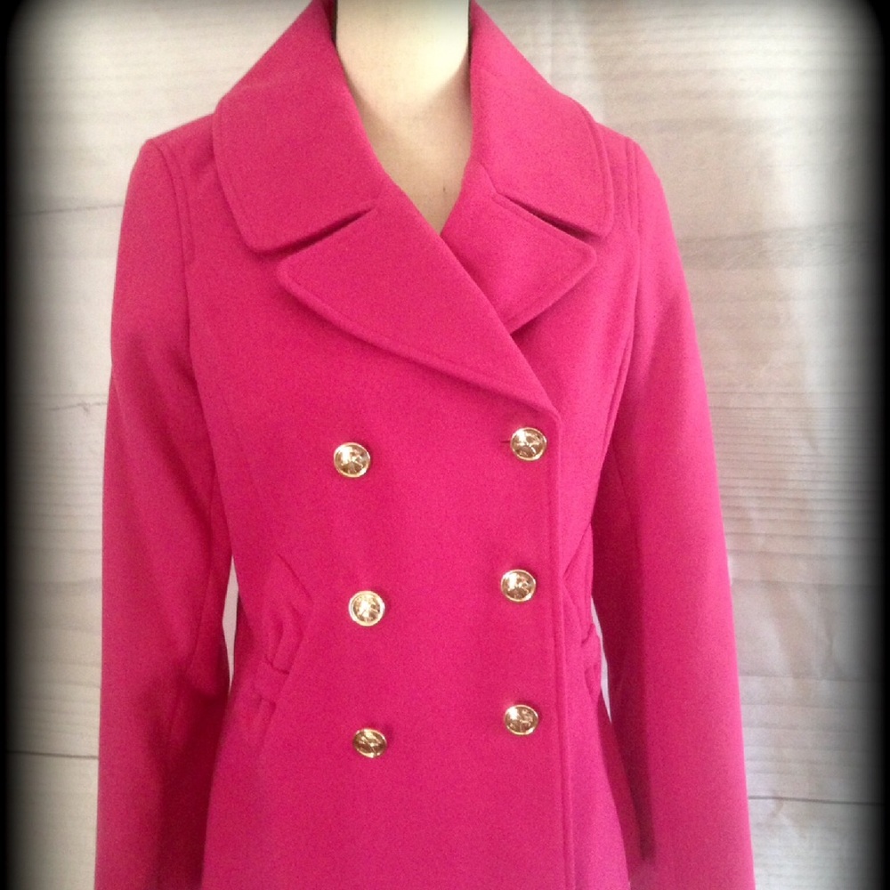 Tommy Girl Pink Pea Coat. Junior medium.