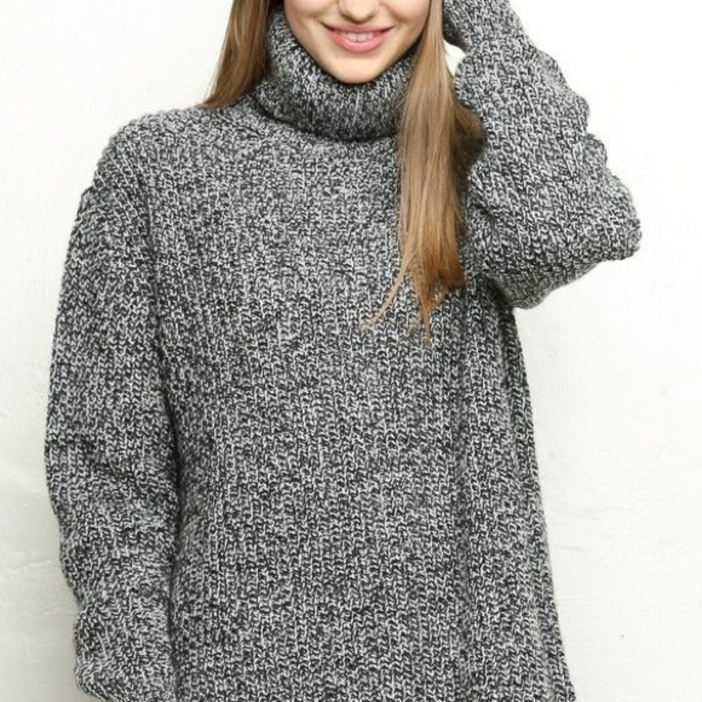Brandy melville cowl knit sweater