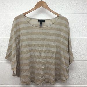 Tan/Metallic Shirt and Hot Pink Shirt