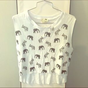 NWT LA Hearts elephant tank
