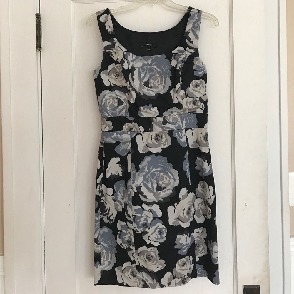 Express floral sheath dress