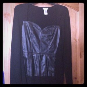 Cache black sweater size L