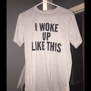 I woke up like this Beyoncé tee shirt