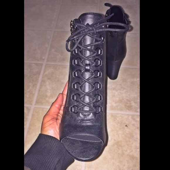 G by Guess Peep Toe Booties - Picture 3 of 4