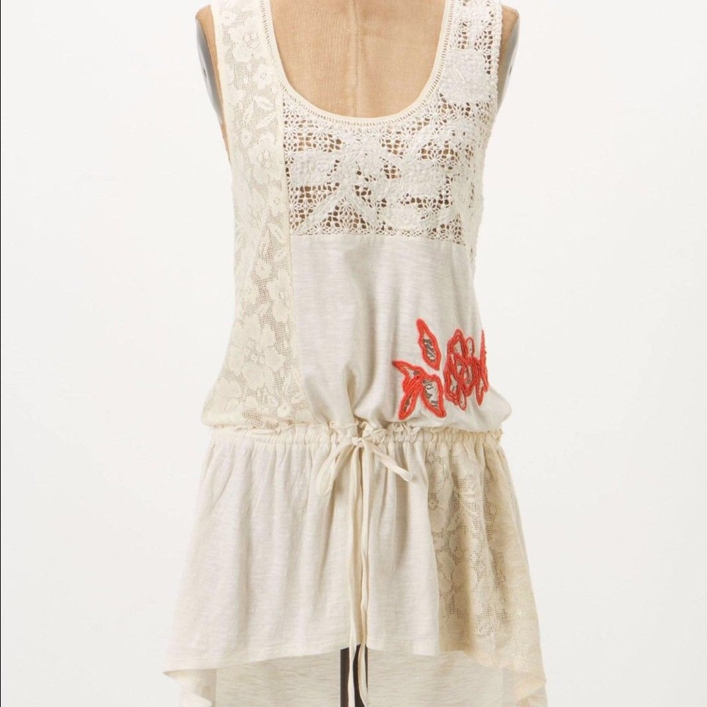 Anthropologie Ric Rac Caravan Patchwork Tunic