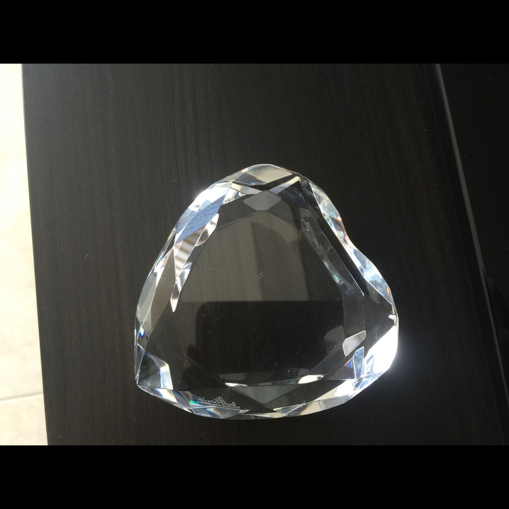 Heart crystal decor