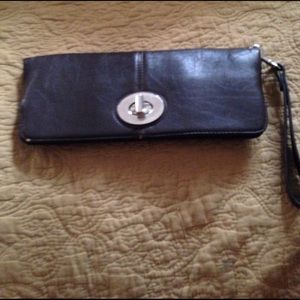 Brown Coach Clutch Purse