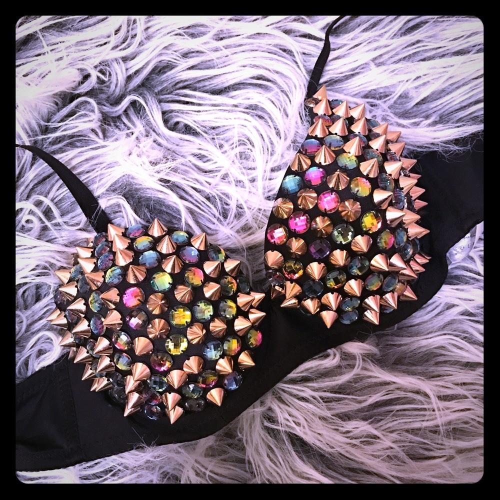 Studded Camisole Bra