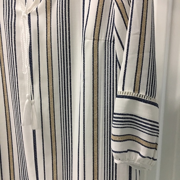 Fullah Sugah Swim - MOVING SALE❗️Fullah Sugah Navy & Tan Swim Cover Up Fullah Sugah Swim - MOVING SALE❗️Fullah Sugah Navy & Tan Swim Cover Up