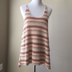 FREE PEOPLE STRIPE SAILOR TANK TOP IVORY COMBO-