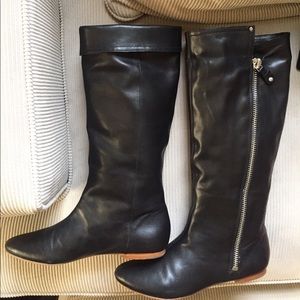 Belle by Sigerson Morrison Leather Knee High Boots
