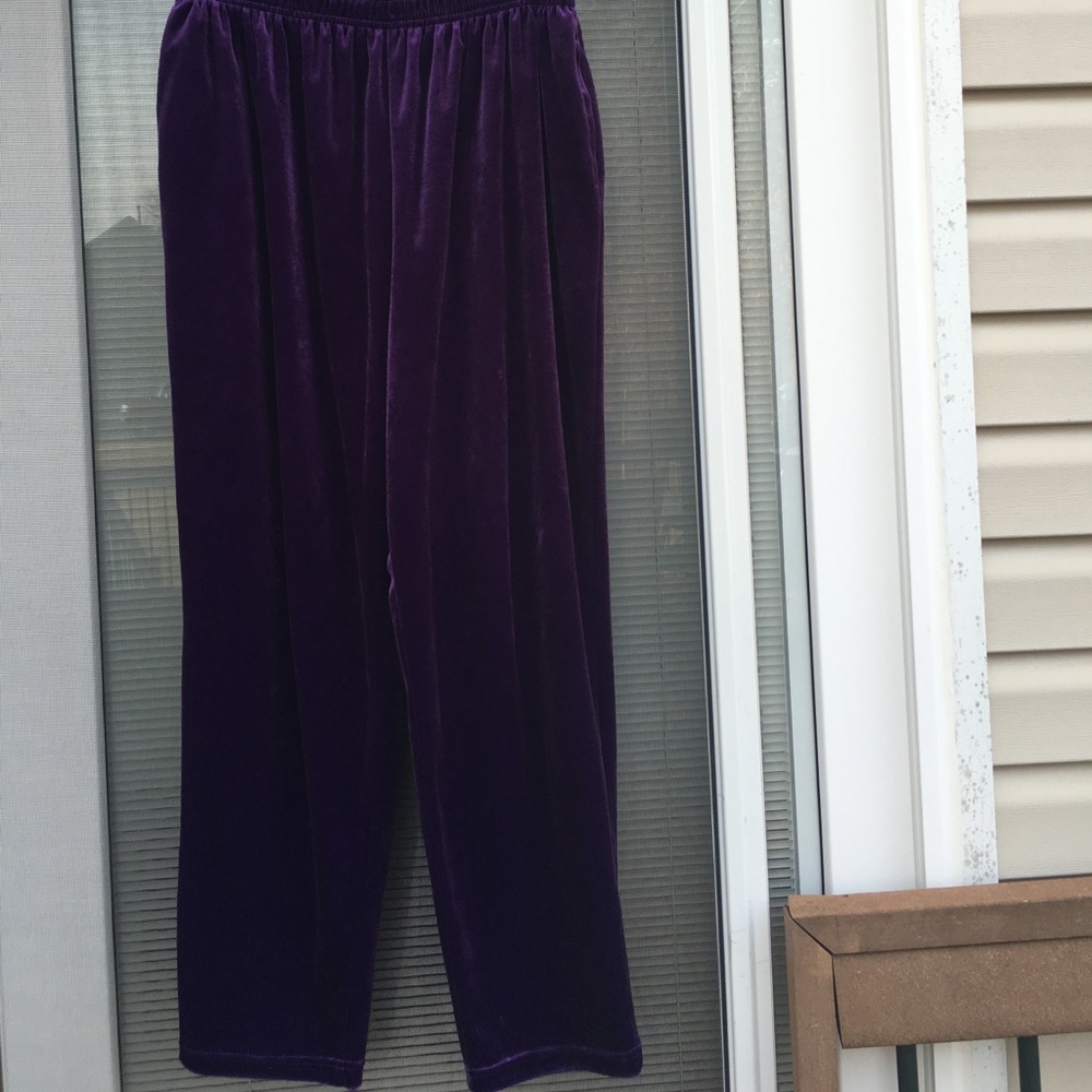 Adolfo Sport purple pants