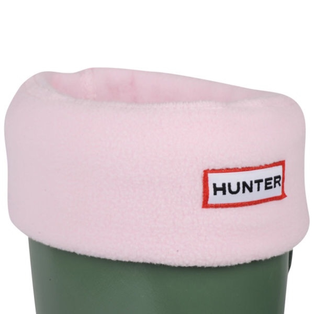 Hunter Tall Fleece Welly Socks - Pale Pink