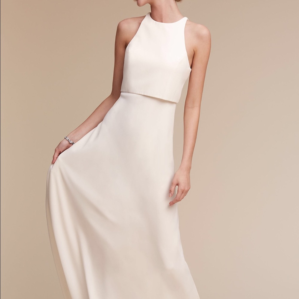Jill Stuart Iva Crepe Maxi dress