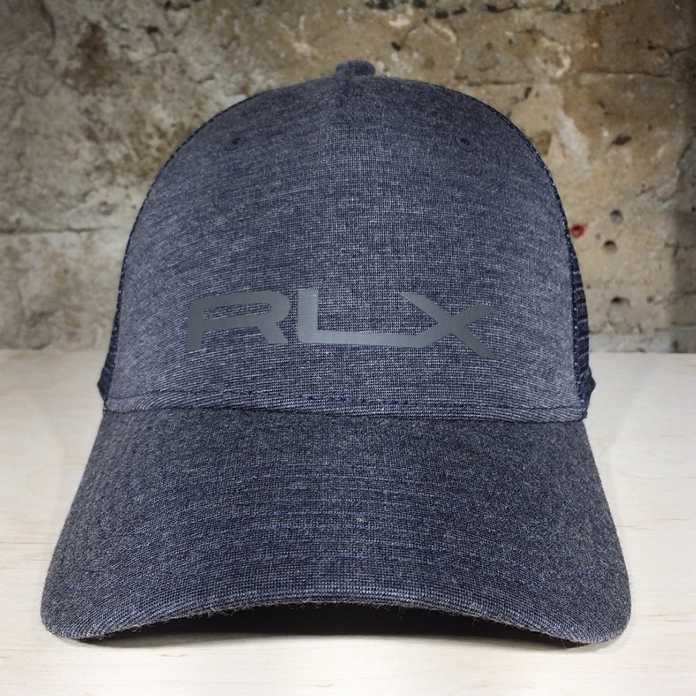 Ralph Lauren Polo Flex Fit Mesh Golf Hat "Grey"