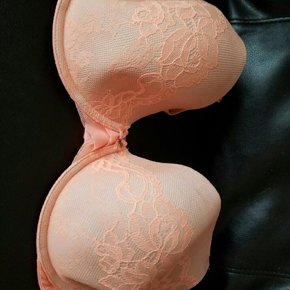 Orange and Nude bra 34DDD