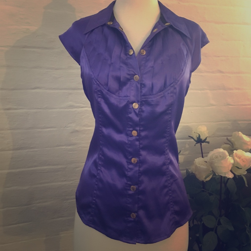 G by Guess Purple blouse