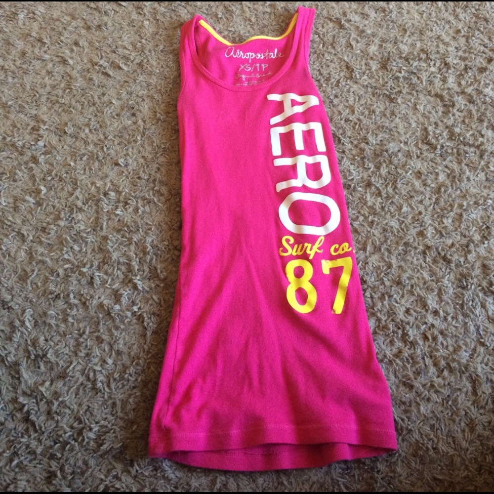 Pink Aeropostale tank top