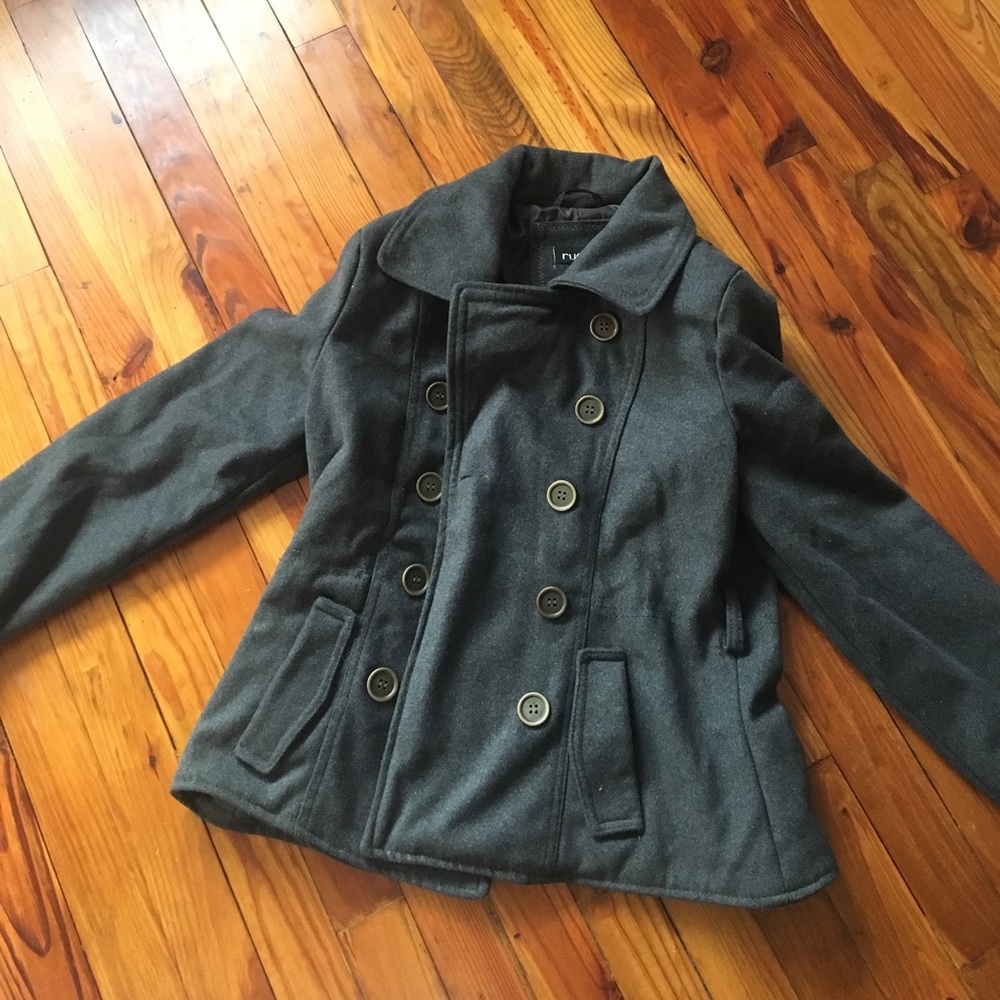 Dark Grey Peacoat
