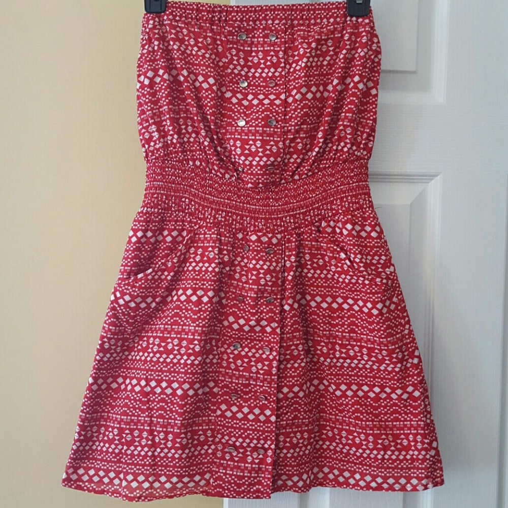 BCBG Strapless dress