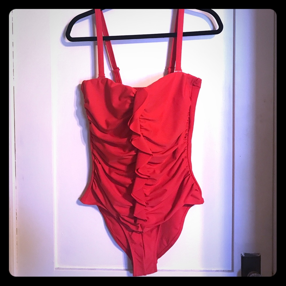 NWOT Beautiful Red Swim Suit!