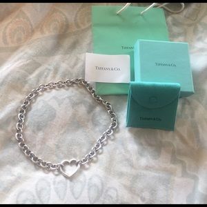 Tiffany & Co. heart chain necklace
